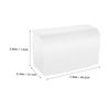Alipis Light Box Plug Socket Outlet Cover Box, Self-Adhesive 86Type Protective Case Thickened Clear Socket Protector Wall Plastic Panel Box for Double-Position (White) Light Box Plug Socket