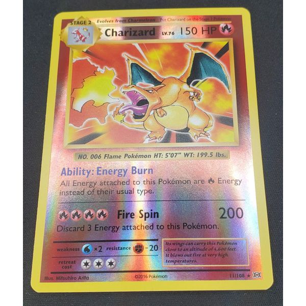 Pokemon - Charizard (11/108) - XY Evolutions - Reverse Holo