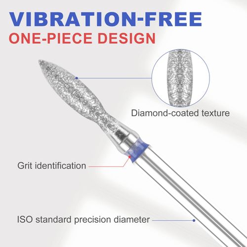 MEKK 10pcs Nail Drill Bits Set, 3/32 Inch Professional Diamond Cuticle Electric Nail File Kit, Durable Metal Carbide Grinding Heads for Acrylic Gel Nail Art, Manicure Pedicure Home Salon Tools