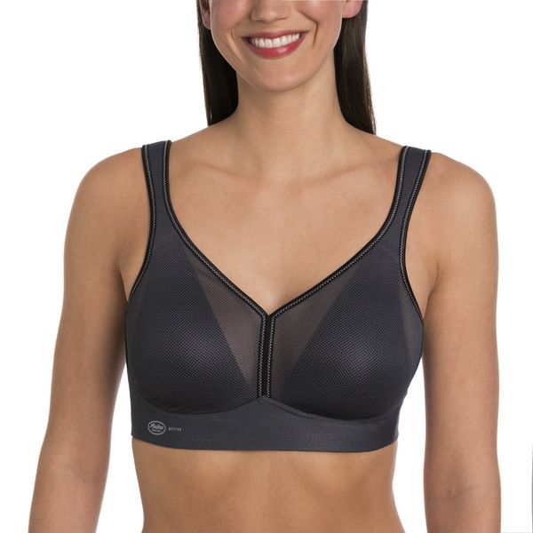 Anita Air Control High Impact Wire-Free Sports Bra 34G, Anthracite