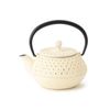 Afternoon Tea Living Turtle Shell Teapot, White Nambu Ironware