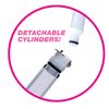 Size Matters Nipple Pumping System with Dual Detachable Acrylic Cylinders
