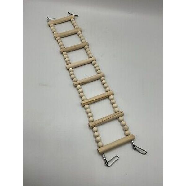 Bird Ladder Pet Climbing Bird Wooden Ladder Bridge for Finches Budgie Canary