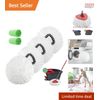 Microfiber Spin Mop Replacement Heads Pack Easy to Use for All Hard Floors