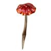 DARO DEKO Metal Garden Stake (Pack of 4, Mushroom 38 cm)