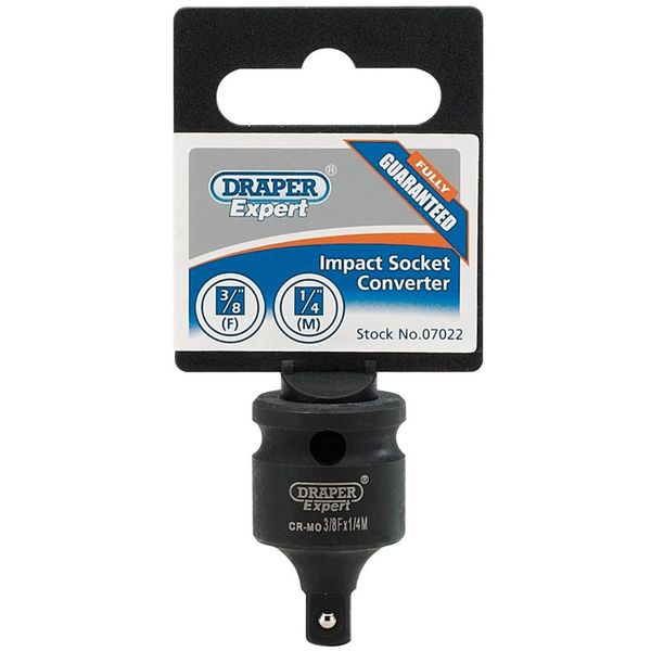 Draper Expert 07022 3/8(F)X 1/4(M) Imp Converter