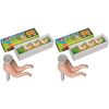 Loftus Heads Down Golf Tees - Golfer Gag Gift Idea (2 Pack)