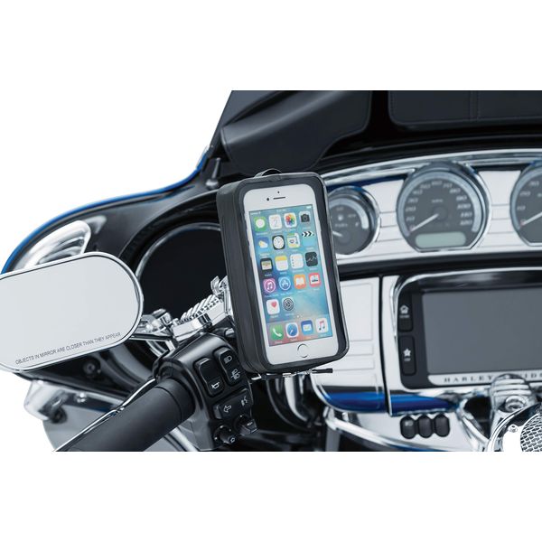Kuryakyn 5207 Motorcycle Accessory: Water Resistant Device Storage Pouch for Tech-Connect Accessory Mount Kits