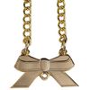 Deitert Order Necklace with Bow Antique Silver