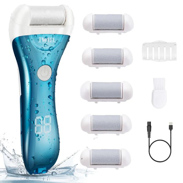 Electric Rechargeable Foot File, Foot Scrubber & Callus Remover