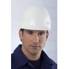 3M Hard Hat, Uvicator, Ratchet, Ventilated, White, G3000NUV-VI