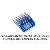 ANDIS 9pc GUIDE ATTACHMENT COMB&CeramicEd
