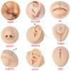 BodyAce 14G 16G 18G Titanium Piercing Taper, Threadless Insertion Pin Screw On Assistant Tool, Body Piercing Stretching Kit for Ear/Nose/Navel/Lip/Eyebrow (14G=1.6mm)