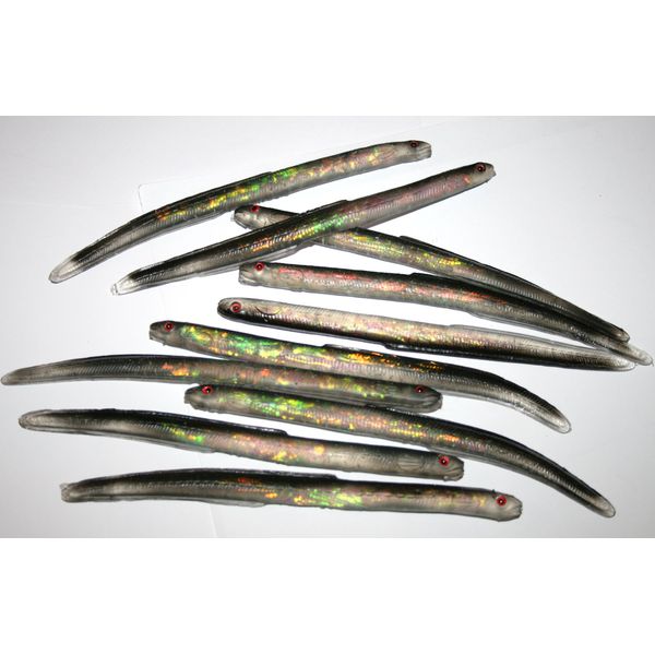 Sidewinder Shimmer Eels 6" 10 per pack
