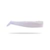 Hunthouse Minnow Tail (White, 4pcs, 100mm) - Bass, Cod, Pike Lure