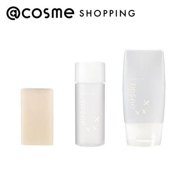 Nesno Balance Care Trial Set Soap: 17g Lotion: 30m Moisturizing Gel: 30g Skin Care Kit @cosme 