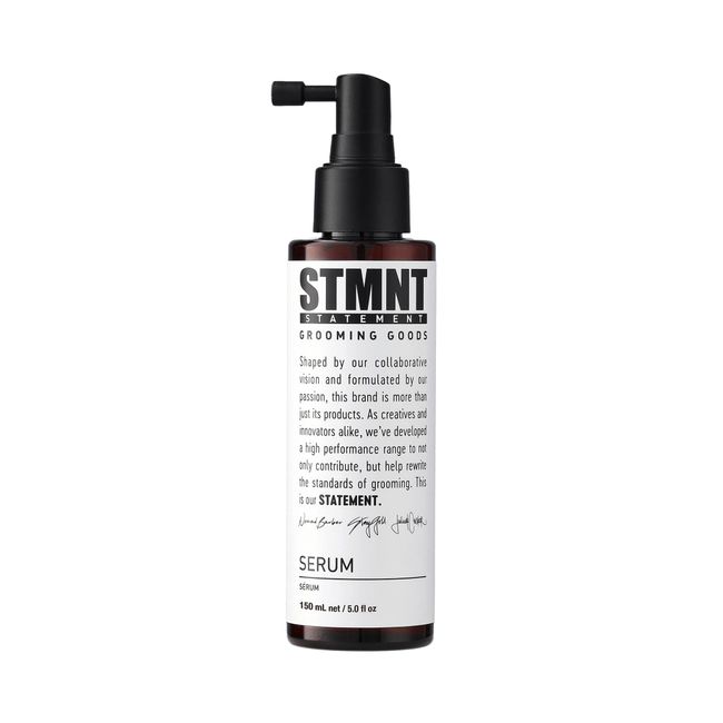 STMNT STATEMENT GROOMING GOODS Serum 150ml | Intensive Feuchtigkeit für Haar und Bart | Beruhigt die Kopfhaut und stärkt das Haar | Frei von Silikonölen