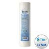 10 x 2.5 Inch 1 Micron Spun Polypropylene Sediment Water Filter 25 Pack