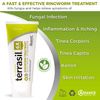 terrasil® Ringworm Treatment MAX - 6X Faster Doctor Recommended Patented All-Natural Anti-Fungal Ointment for itching Burning Pain Inflammation & Irritation from fungal Infection - 50g Tube