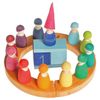 Grimm’s Friends Wooden Dolls, rainbow