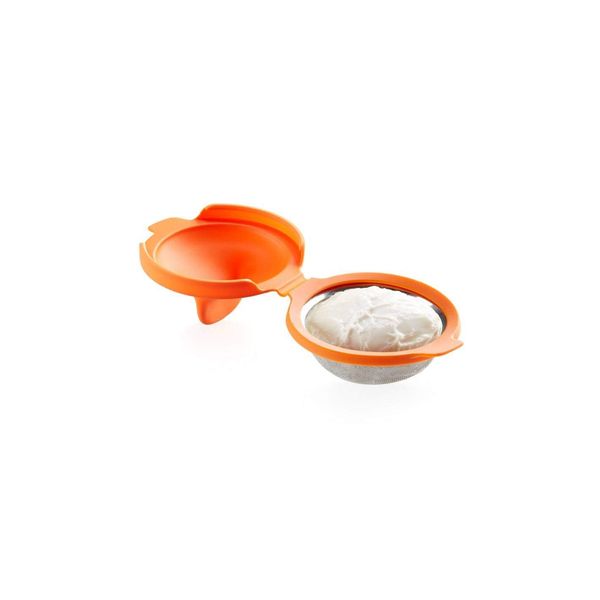 Lekue Poached Egg Maker/Poached Egg Cooker Set of 2, Orange