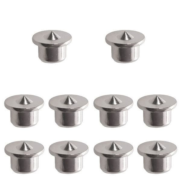 BDHI 10pcs 8mm Dowel Centre Point Dowel Pin Center Woodworking Alignment Tool Points Marker Drill Center for Accurate Drilling Proper Dowel or Tenon Placement(Y72-10)