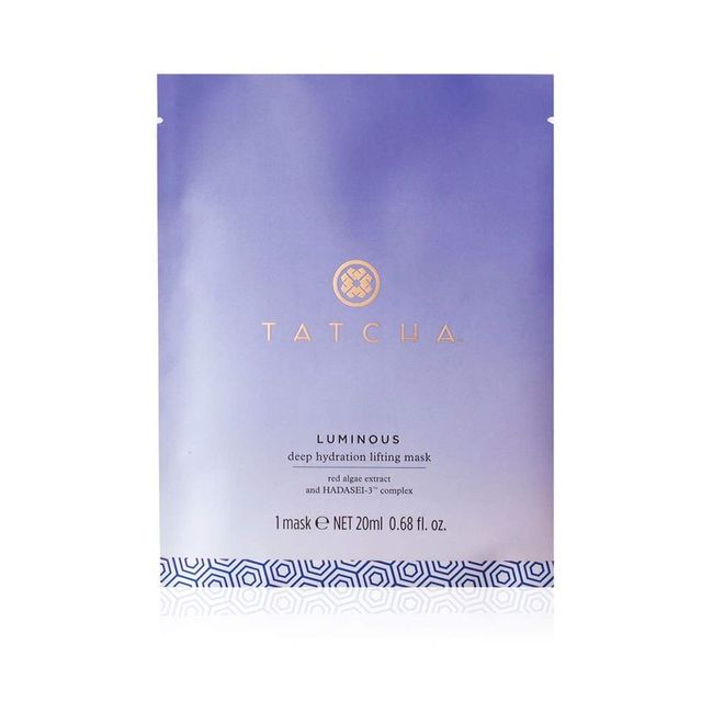 TATCHA Luminous Deep Hydration Lifting Mask | Single Use Mask for Luminous Skin, 20 ml | 0.68 oz