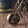 Home Decor Retro Iron Motorcycle Model Ornaments Figurine (Silver)