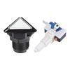 uxcell Game Push Button 39x39x39 Triangle 12V LED Illuminated Push Button Switch with Micro Switch for Arcade Video Games White 3pcs