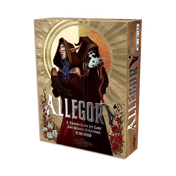 Calliope Games Allegoy - Fantasy Strategy Card Game - Tabletop Bidding Card Game for Kids & Adults - 2-6 Players - from The Makers of Tsuro and Roll for It!