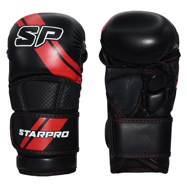 Starpro Light & Durable MMA Gloves - Great for grappling & sparring - MMA Gloves Men, MMA Gloves Women, MMA Sparring Gloves, MMA Training Gloves, Gloves for MMA Grappling Gloves, Men MMA Gloves