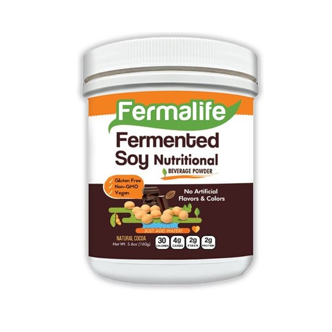 Fermalife Organic Fermented Soy Nutritional Beverage - Mix, 5.6oz, 20 Servings