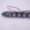 Tecniq 15-1/2" Long Surface Mount Reverse Back Up Light 11 LEDs White Clear Lens