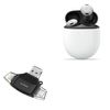 BoxWave Smart Gadget Compatible with Google Pixel Buds pro - AllReader SD Card Reader, microSD Card Reader SD Compact USB - Jet Black