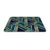 Art Deco Mouse Mat Pad - Green Gold Geometric Wallpaper Fun Computer #12546