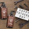 Viking Revolution Beard Wash & Beard Conditioner Set w/Argan & Jojoba Oils - Softens & Strengthens - Natural Sandalwood Scent - Beard Shampoo w/Beard Oil (17 oz)