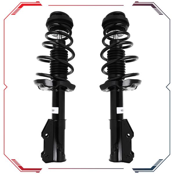 Pair Front Complete Struts & Coil Springs For 2012 13 14 15 2016 Buick LaCrosse