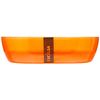 Excelsa Soap Dish, Polystyrol, Orange, 15.7 x 11 x 4 cm