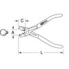 KS Tools 115.1045 Hose Clamp Plier (Click Type) 38mm