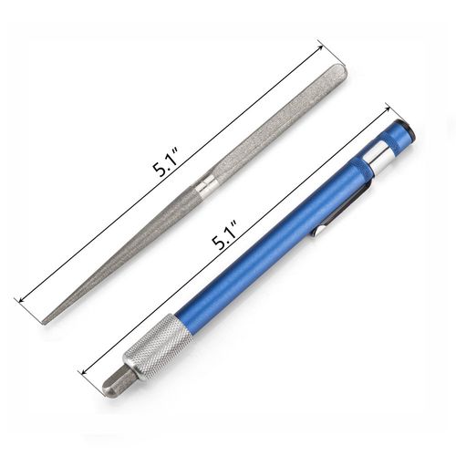 ARCCI Diamond Knife Sharpener Portable Retractable Sharpening Steel Multifunction Sharpening Rod for Outdoor Activity