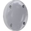 GF Piping Systems CPVC Pipe Fitting, Blind Flange, Schedule 80, Gray, 2-1/2"