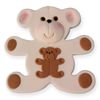 PME Teddy Bear Cutters, Small, Medium, Large Sizes, Set of 3,White