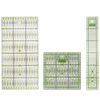 Clear Acrylic Patchwork Ruler with Double-Coloured Grid Lines - DIY Quilting Tool for Measuring and Cutting (3)