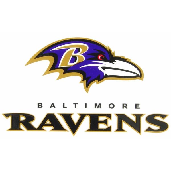 Rico Industries Baltimore Ravens Static Cling Decal