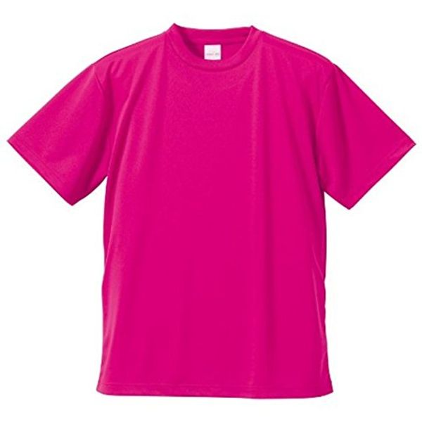 Daily Necessities Short Sleeve T-shirt CB5900 Tropical Pink XL [Set of 5]