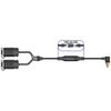 TECMATE Optimate Cable O-36, Y-Splitter, Bike 90° Plug, 2 x AUTO Socket