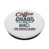 Maci Personalized Cute Coffee Girls Maci Name PopSockets Adhesive PopGrip