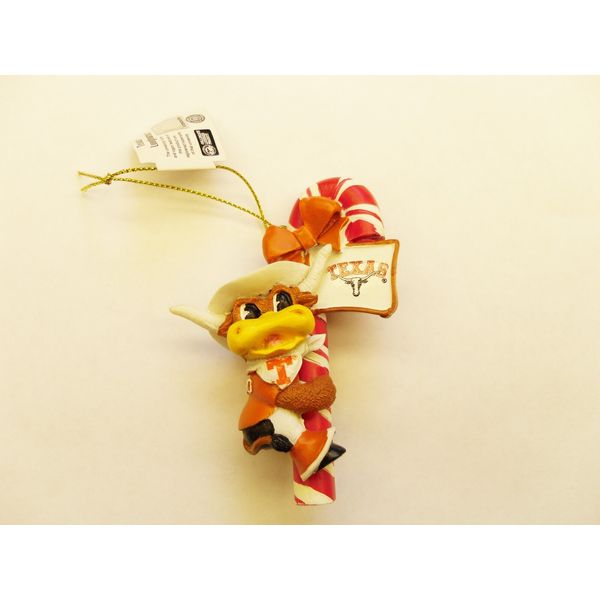 NCAA Texas Longhorns Candy Cane Christmas Tree Ornament Decoration