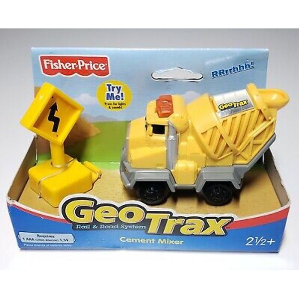 Geo Trax Rail & Road System Cement Mixer K7114 Fisher Price 2006 New