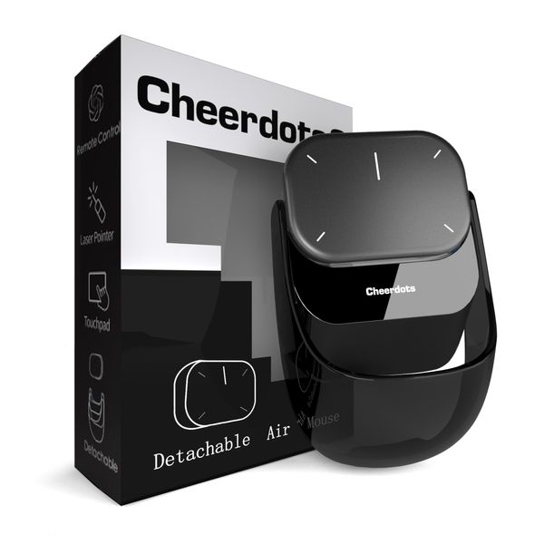 Cheerdots2 Touchpad Bluetooth Mouse with Presentation Mode, Detachable & Portable Design, Smart Software Control, Wireless Mouse for Meetings, Remote Work & Travel（Basic）